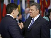 Viktor Yanukovych, Mikheil Saakashvili, New York